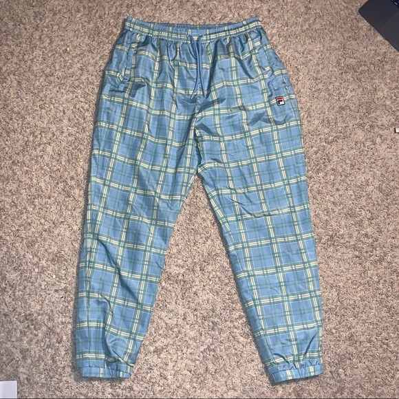 fila checkered pants